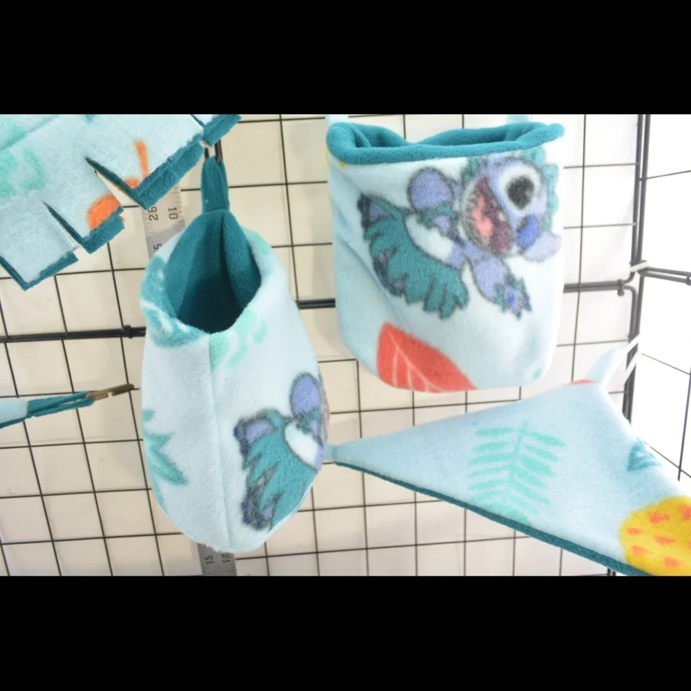 Stitch small pet cage set up